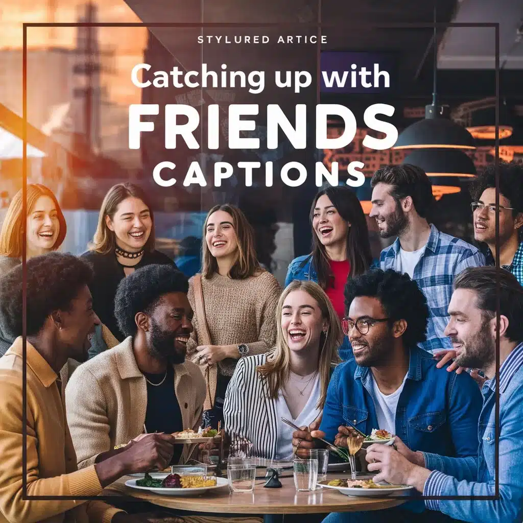 Catching Up With Friends Captions