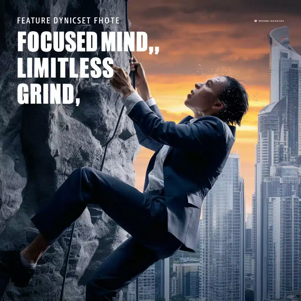 Focused mind, limitless grind.
