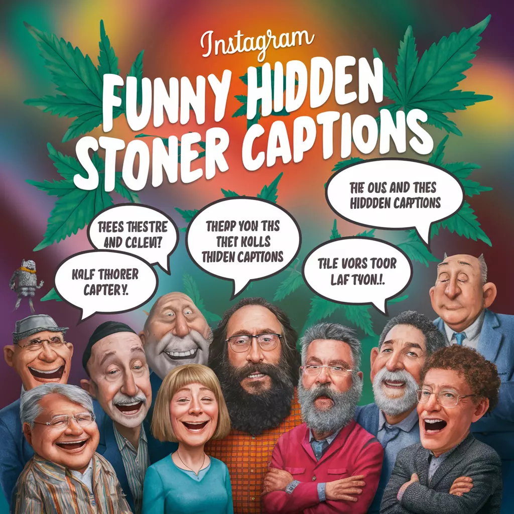 Funny Hidden Stoner Captions for Instagram