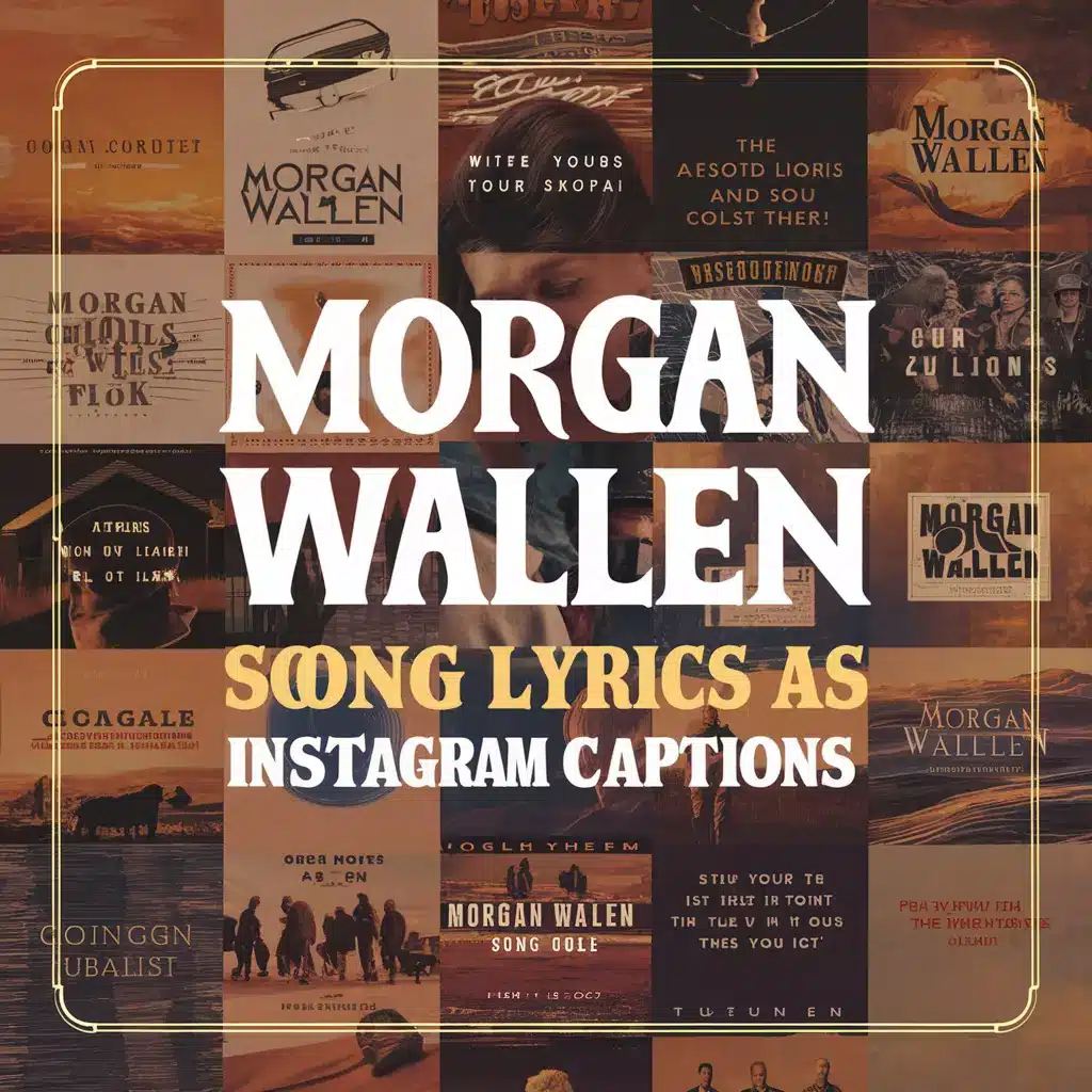 Morgan Wallen Song Lyrics For Instagram Captions