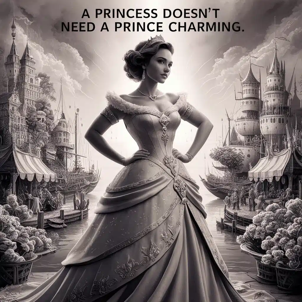 A princess doesn't need a prince charming