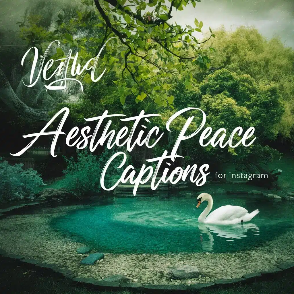 Aesthetic Peace Captions for Instagram 