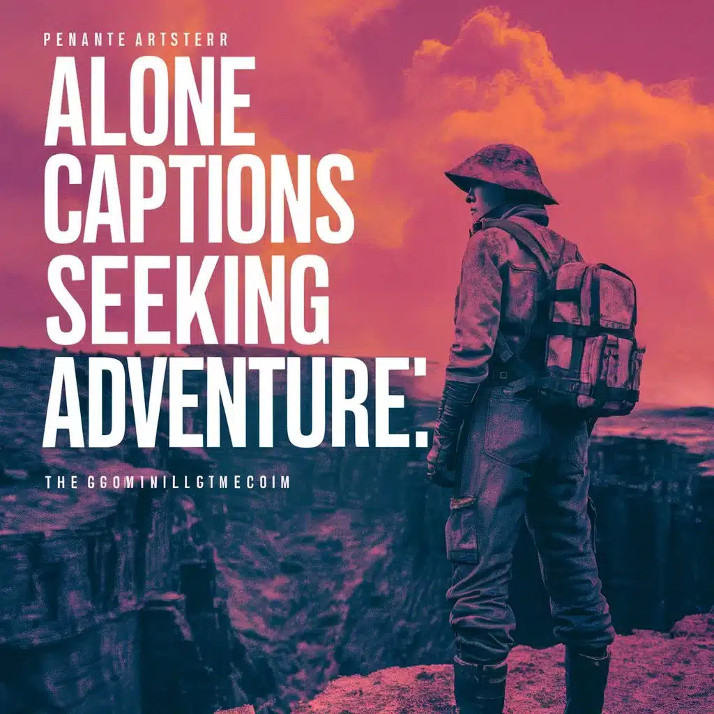 Alone Captions for Seeking Adventure