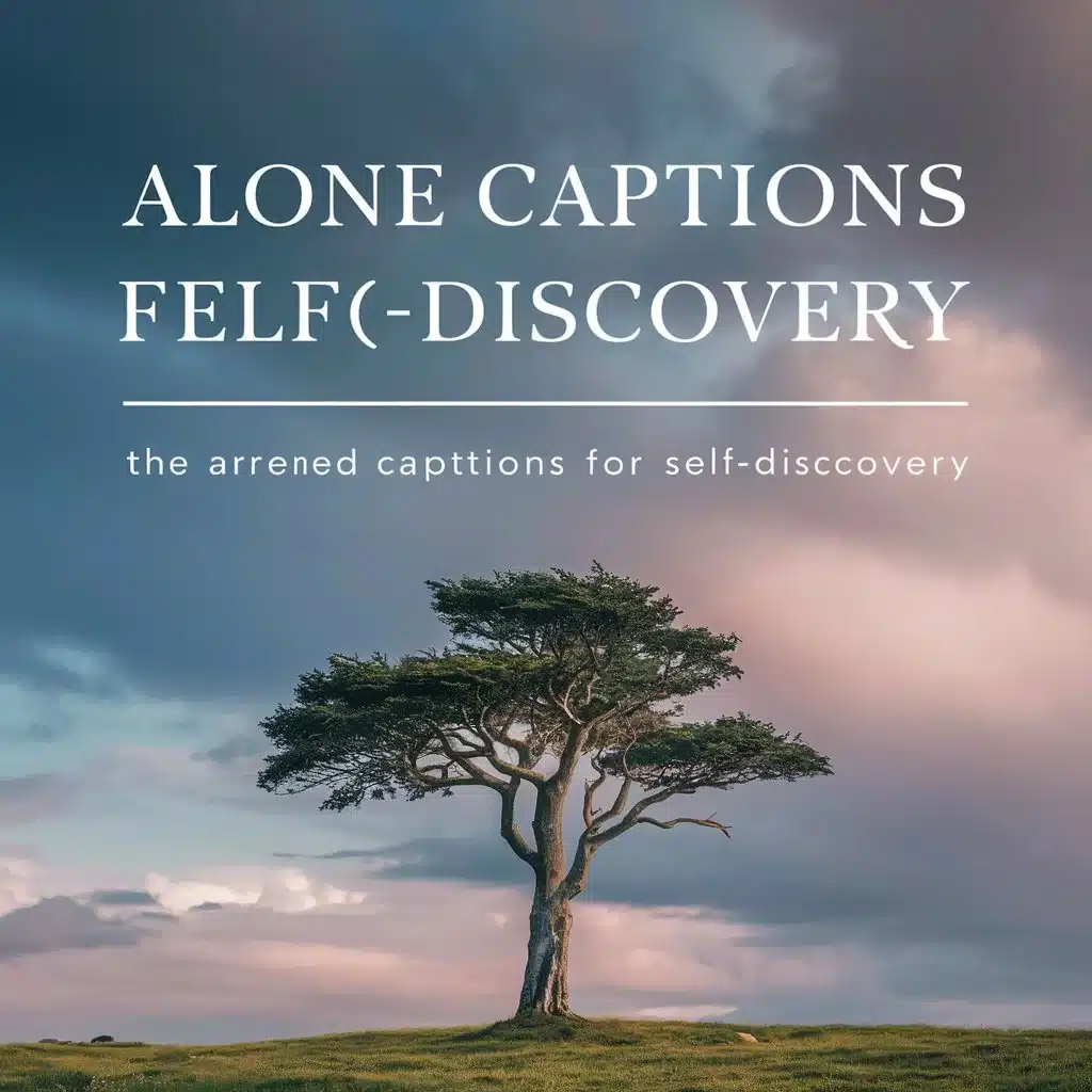 Alone Captions for Self-Discovery