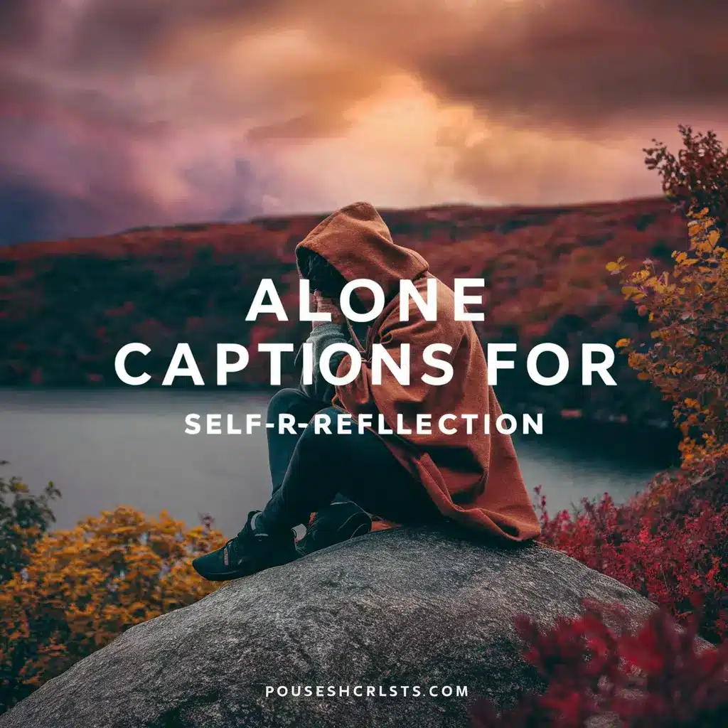Alone Captions for Self-Reflection