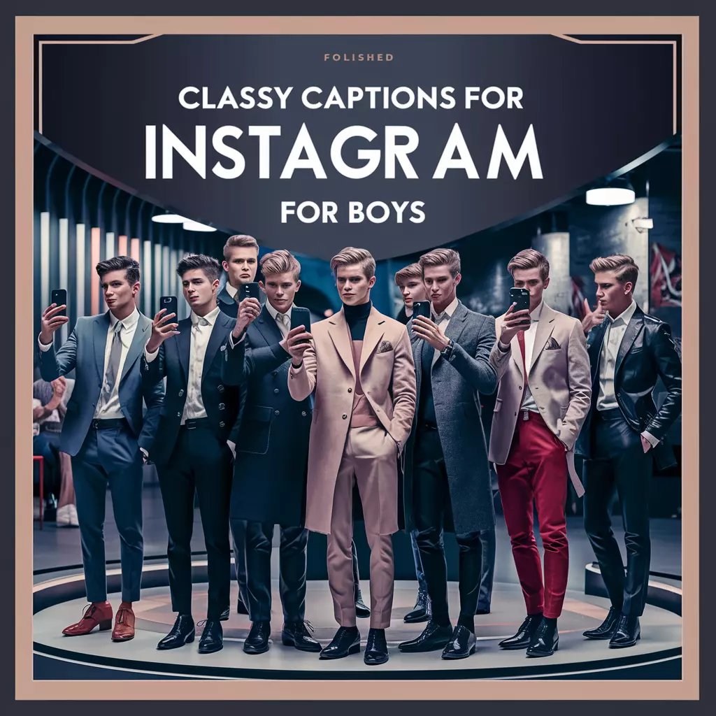 Classy Captions for Instagram for Boys