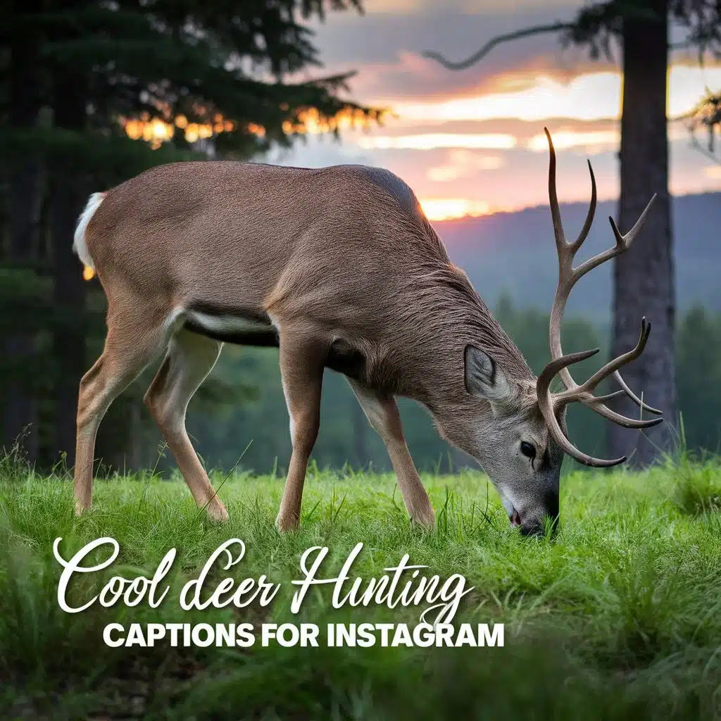 Cool Deer Hunting Captions For Instagram