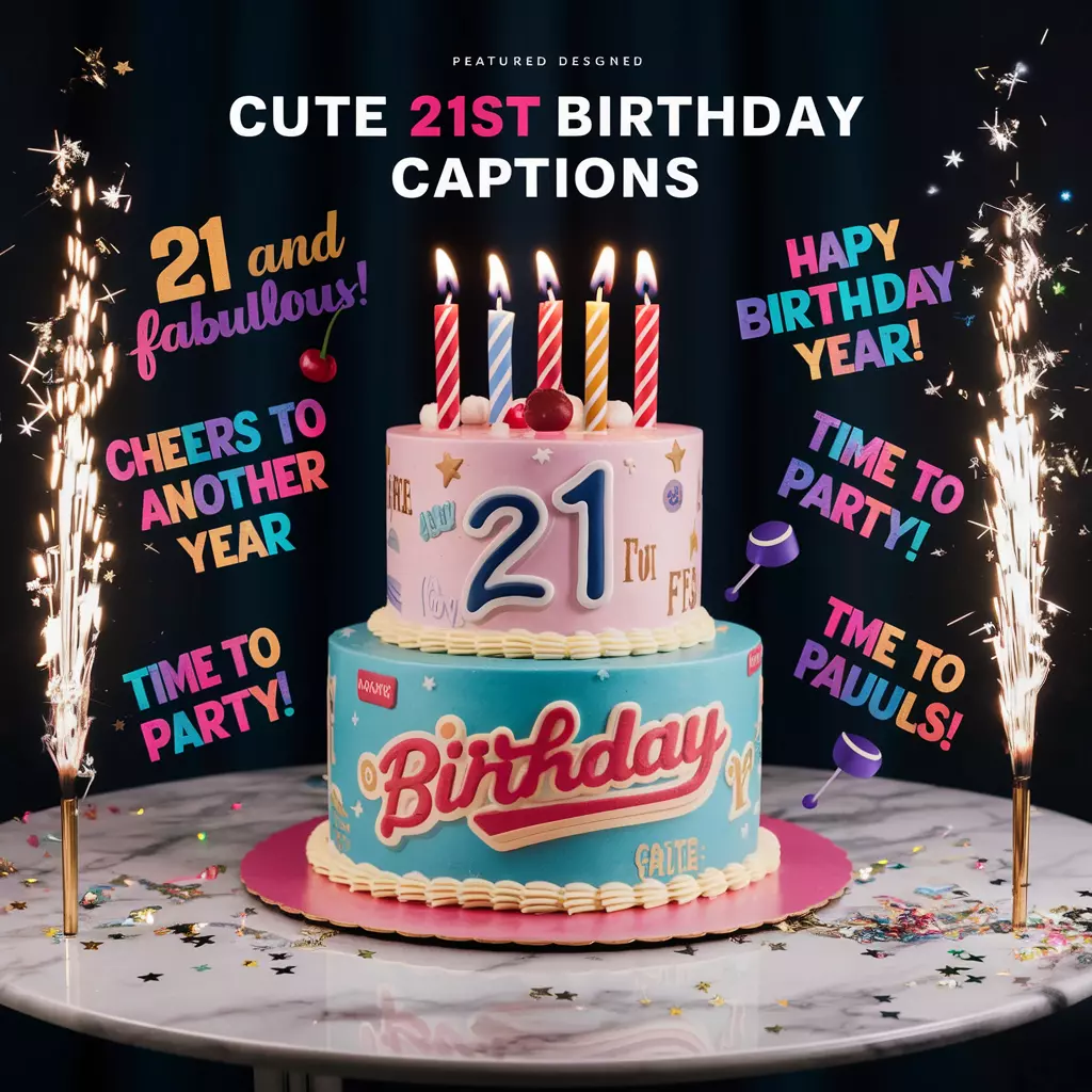 Cute 21st Birthday Captions
