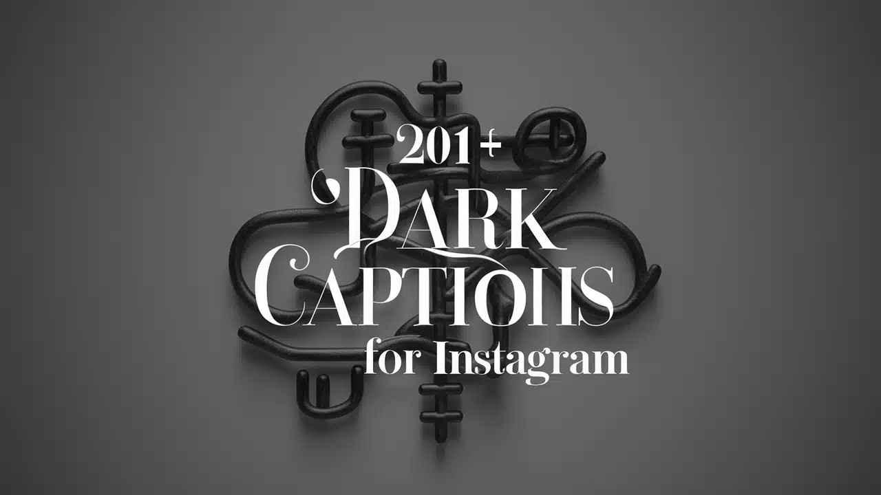 Dark Captions for Instagram