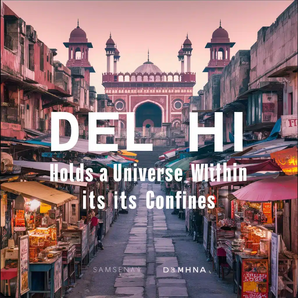 Delhi holds a universe within its confines