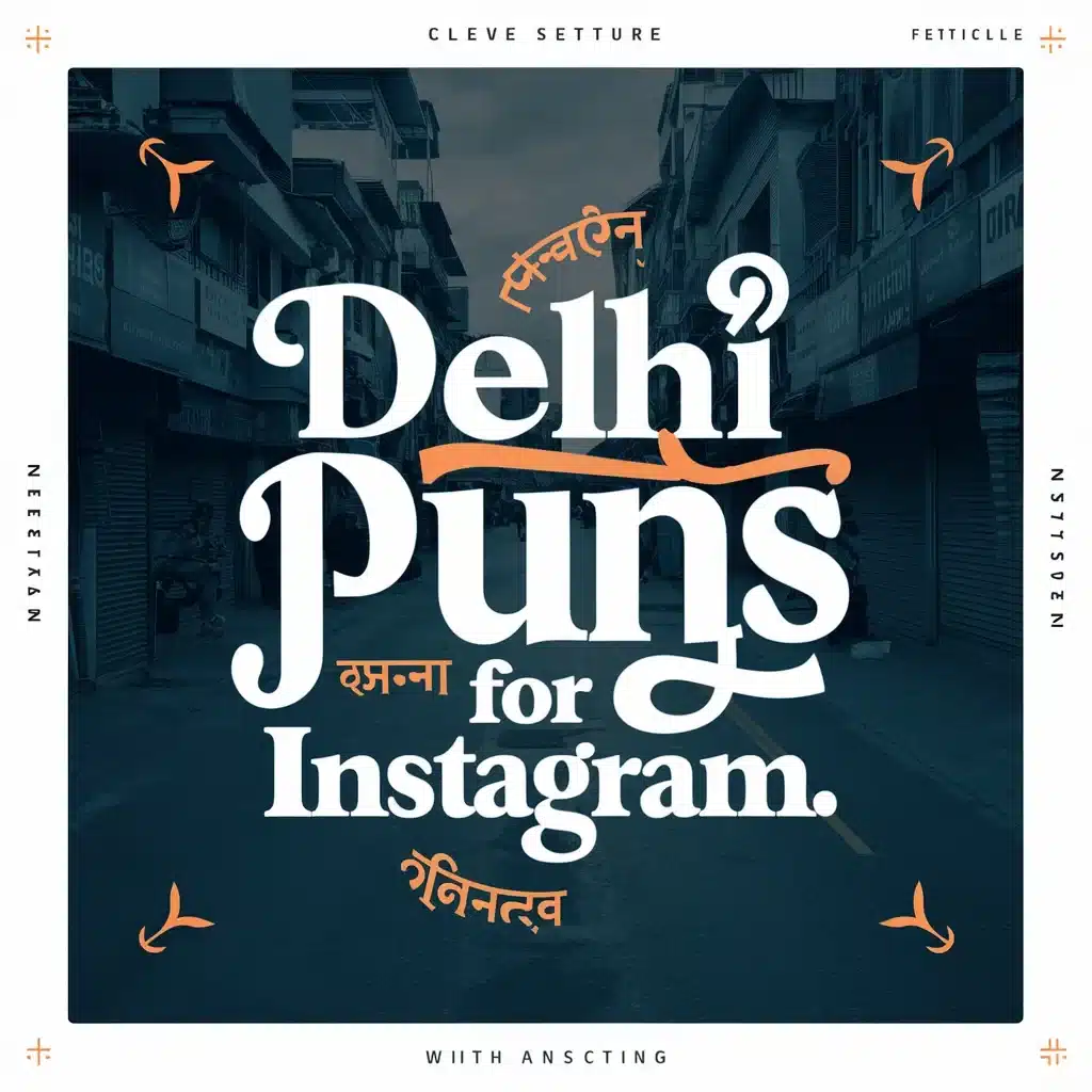 Delhi Puns For Instagram