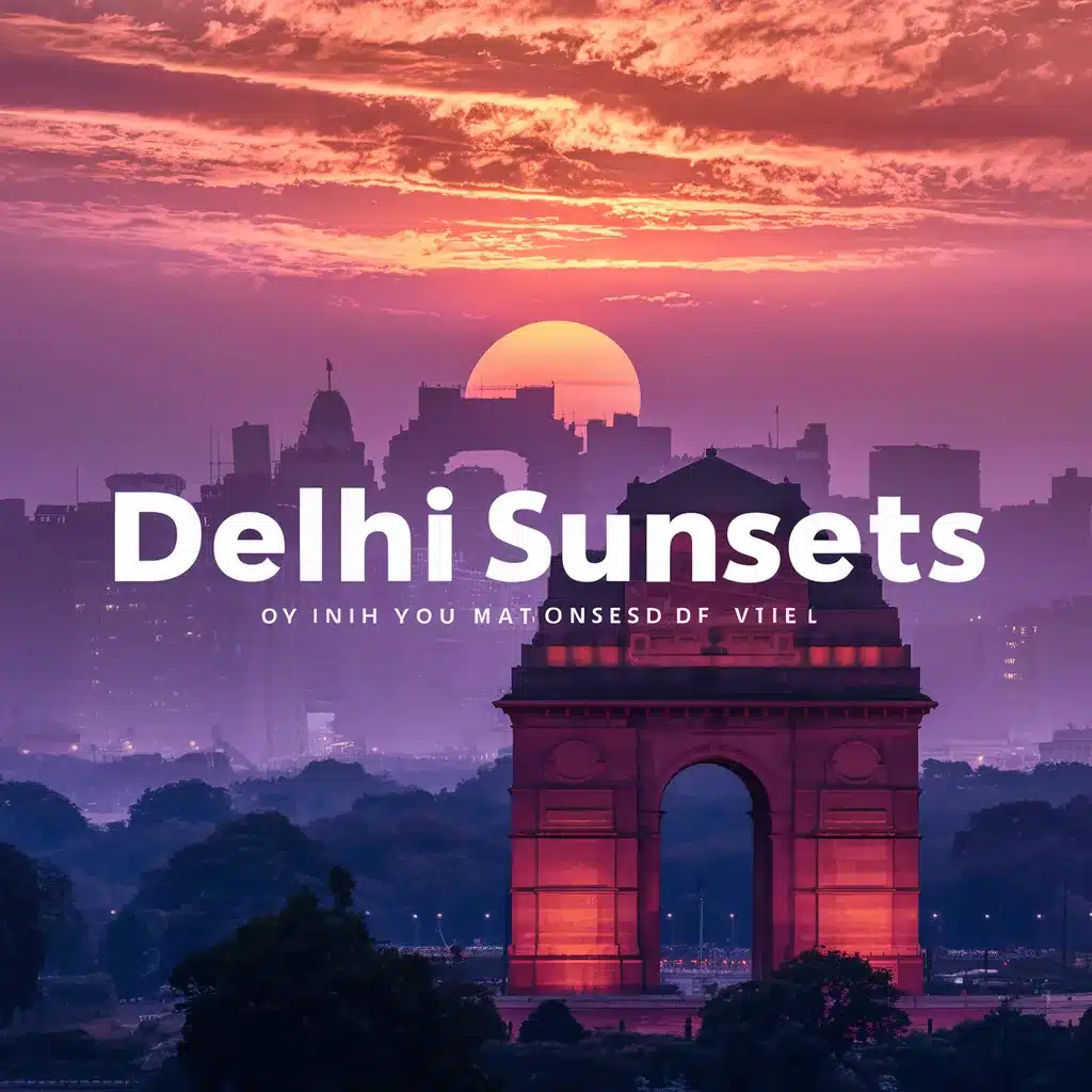 Delhi sunsets