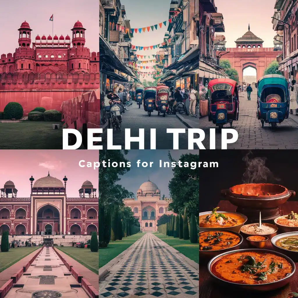 Delhi Trip Captions For Instagram