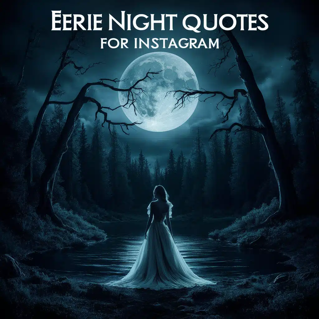 Eerie Night Quotes for Instagram