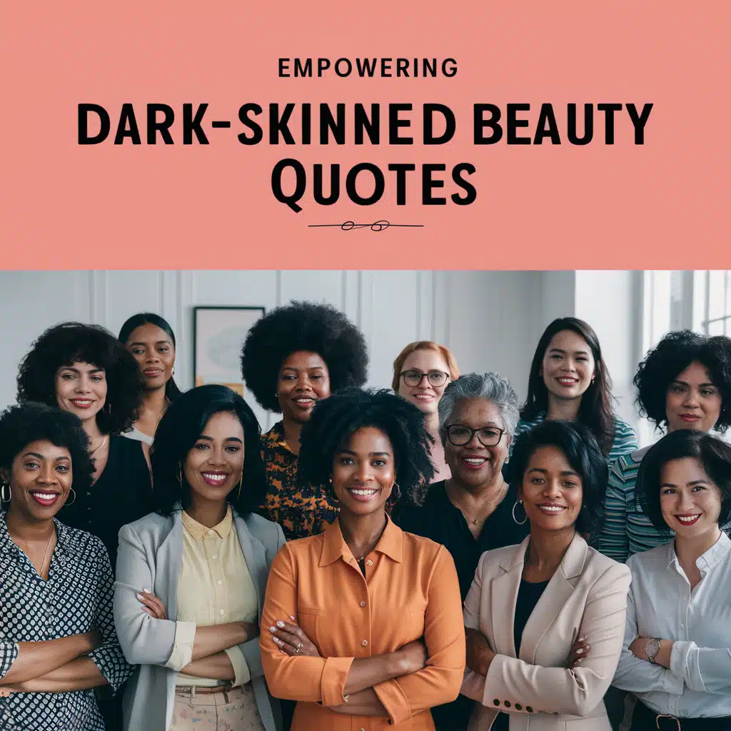 Empowering Dark-Skinned Beauty Quotes