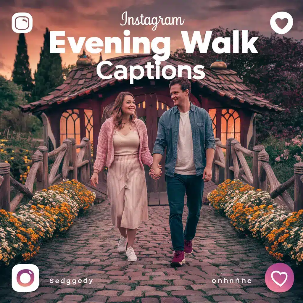Evening Walk Captions for Instagram for Fun and Playfulness