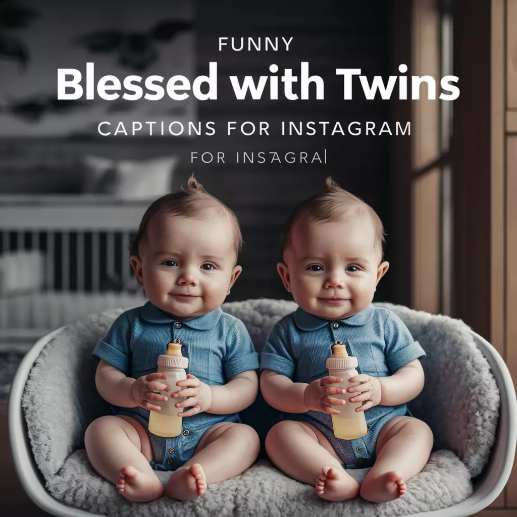 Funny Blessed With Twins Captions For Instagram