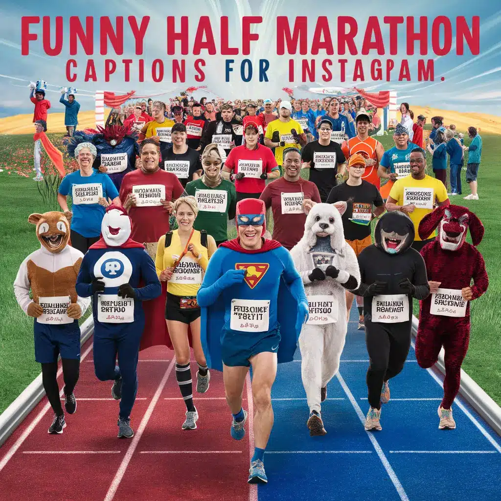 Funny Half Marathon Captions For Instagram