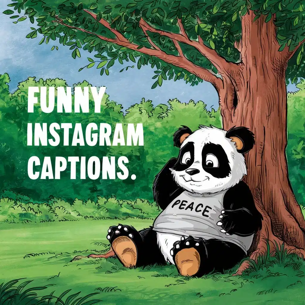 Funny Peace Instagram Captions