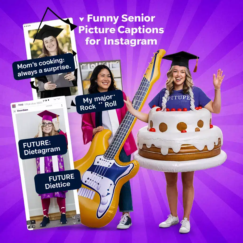 Funny Senior Picture Captions For Instagram