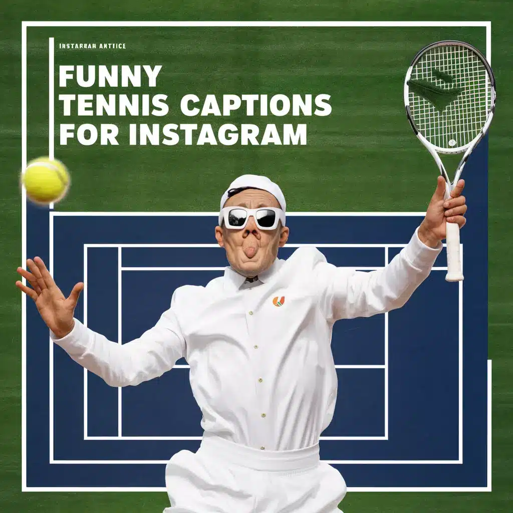Funny Tennis Captions For Instagram