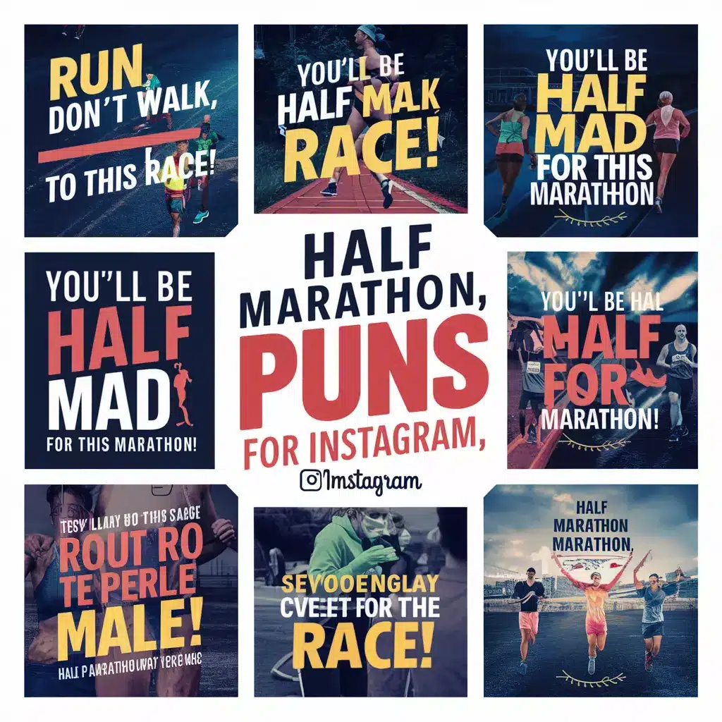 Half Marathon Puns For Instagram