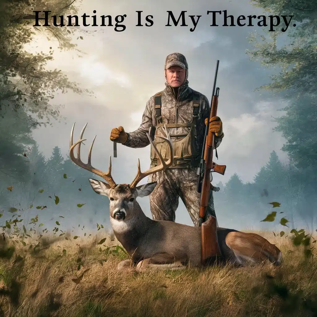 Hunting is my therapy