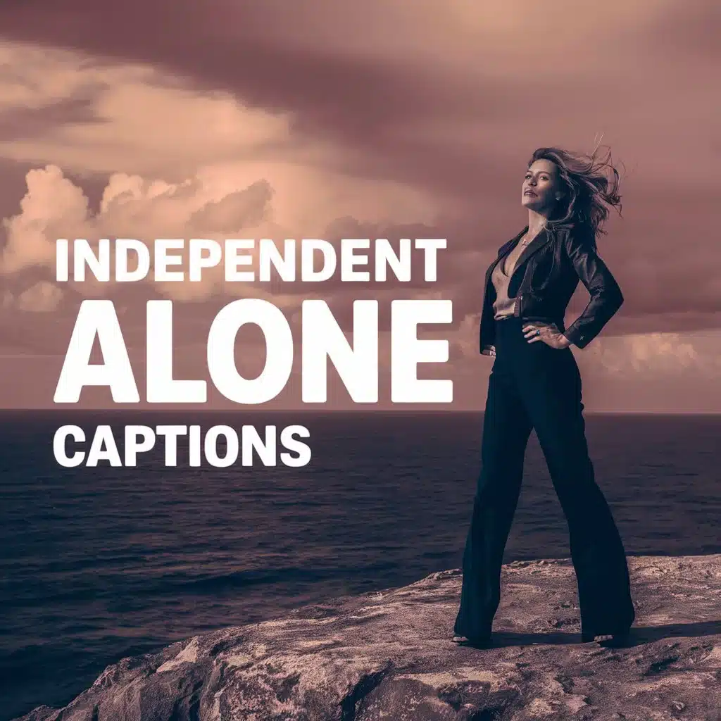 Independent Alone Captions