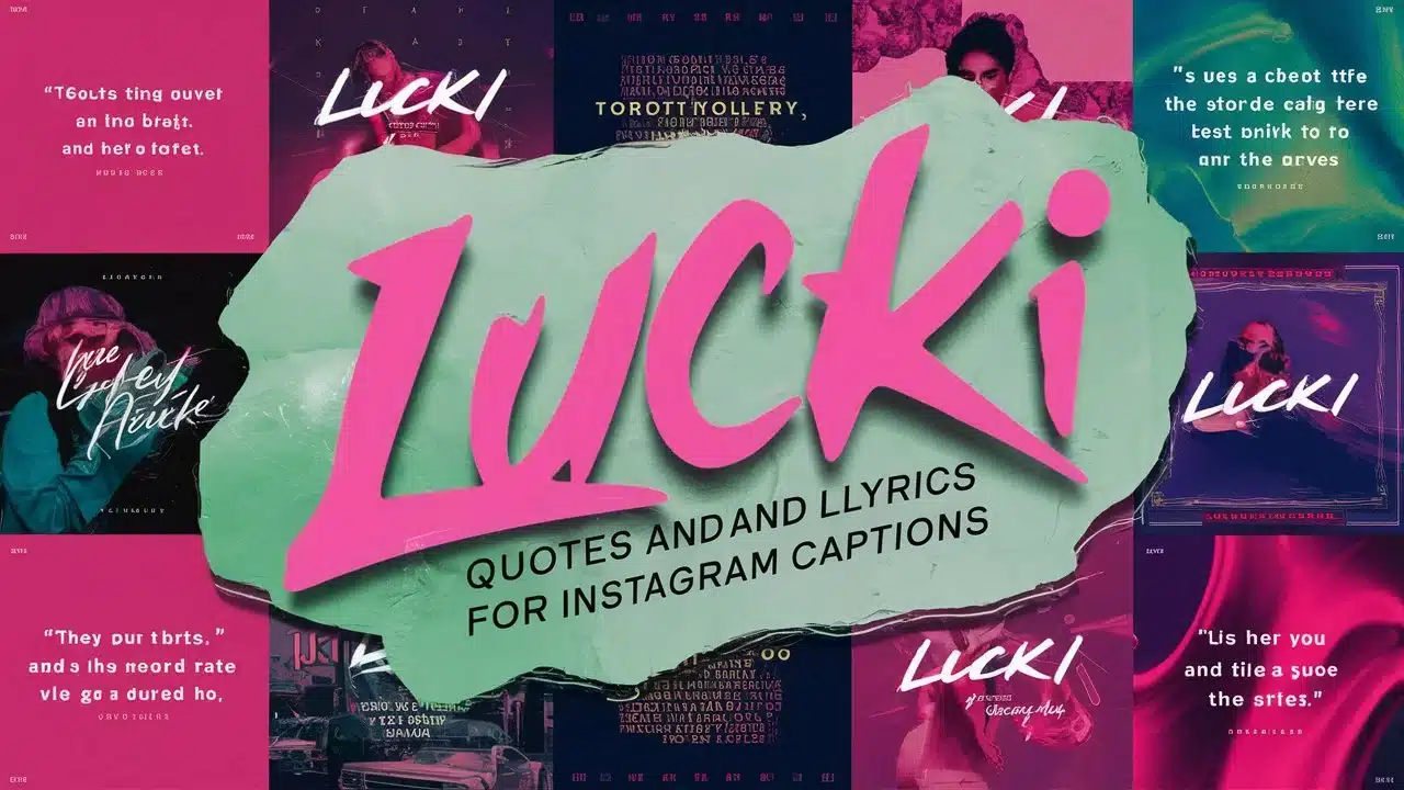 Lucki Quotes and Lyrics for Instagram Captions