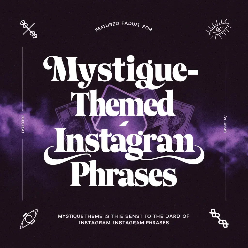 Mystique-Themed Dark Instagram Phrases