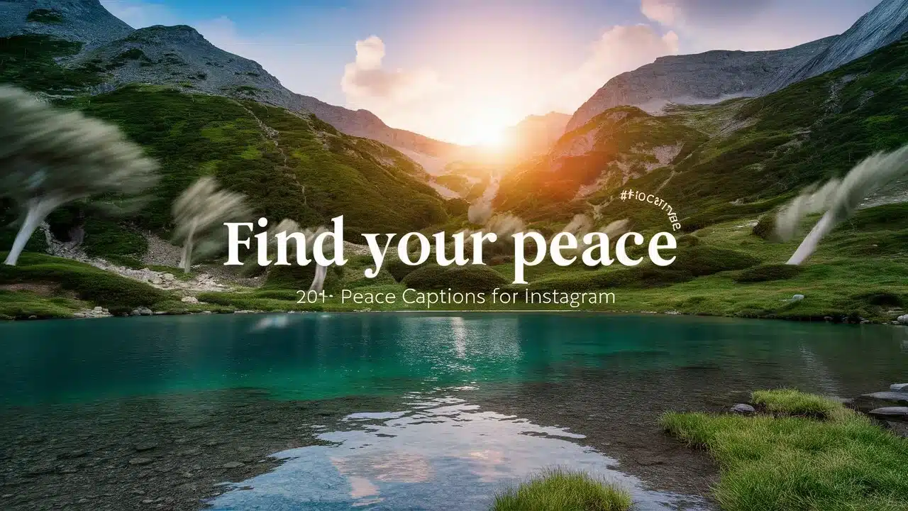 Peace Captions for Instagram