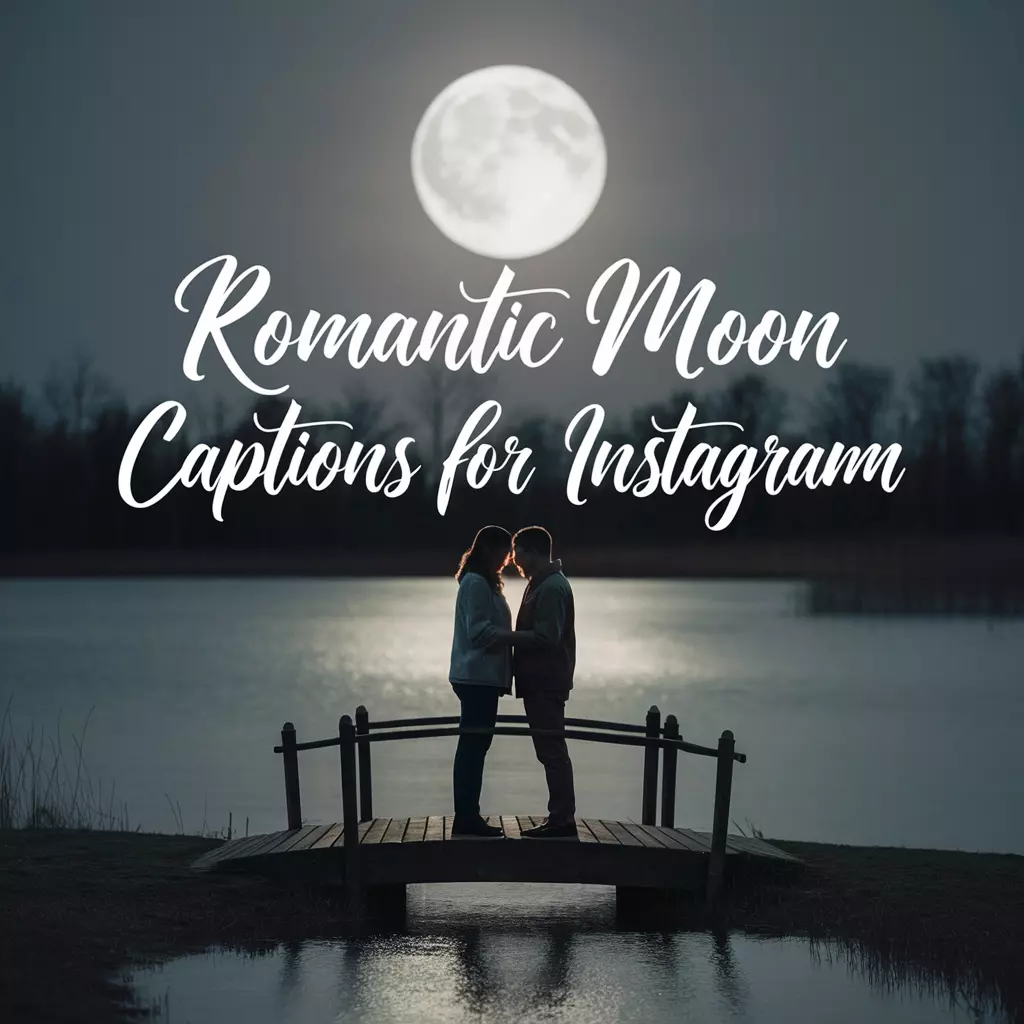Romantic Moon Captions for Instagram 