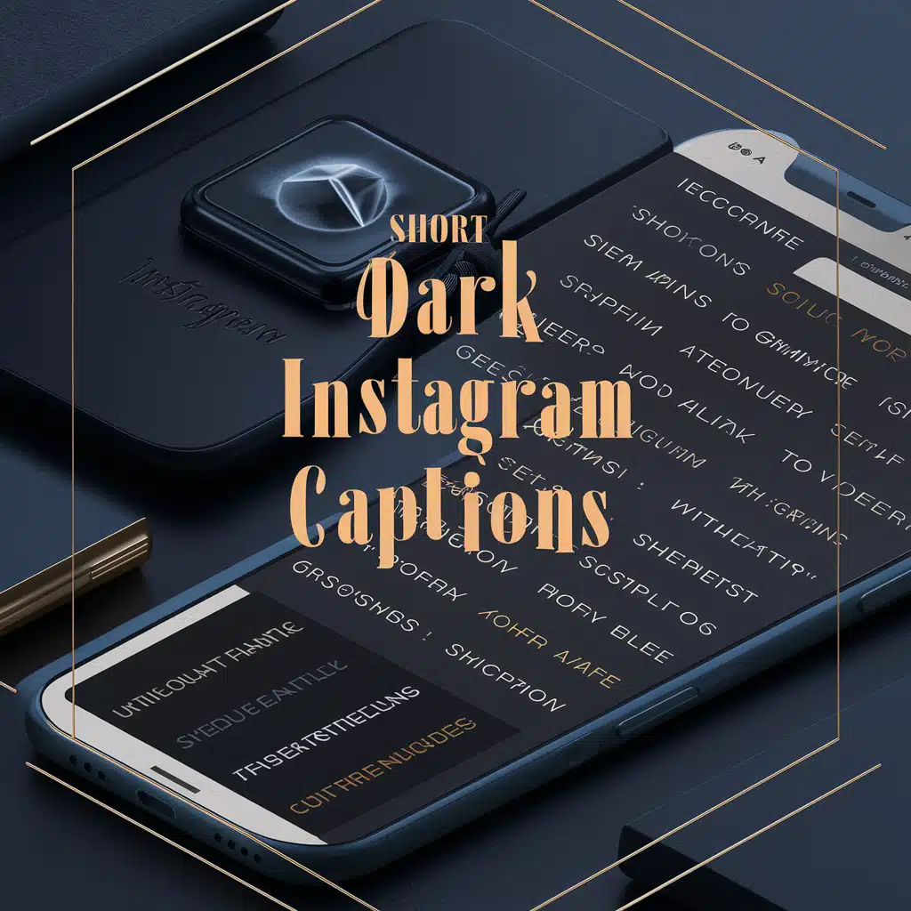 Short Dark Instagram Captions