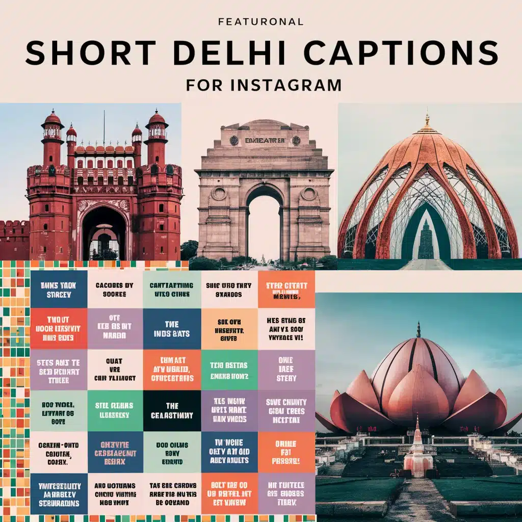 Short Delhi Captions For Instagram