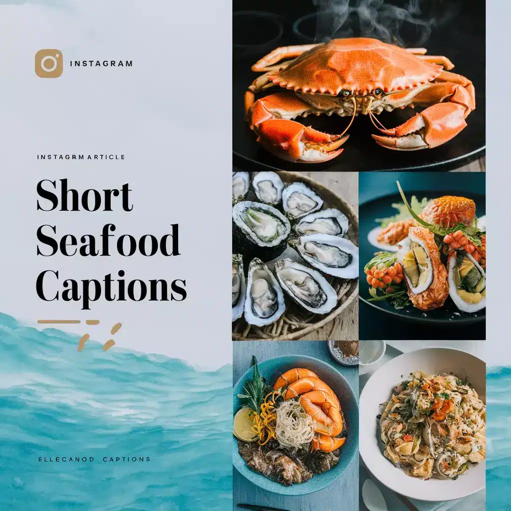 Short Seafood Captions For Instagram