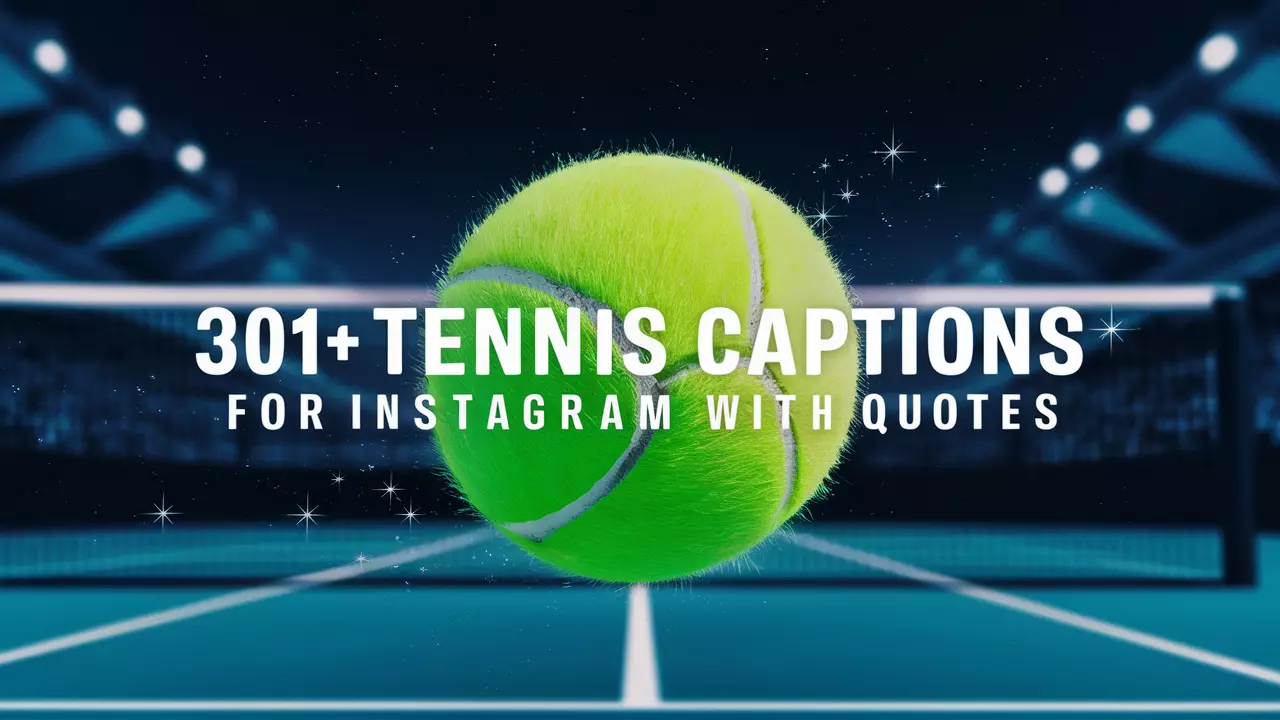 Tennis Captions For Instagram With Quotes