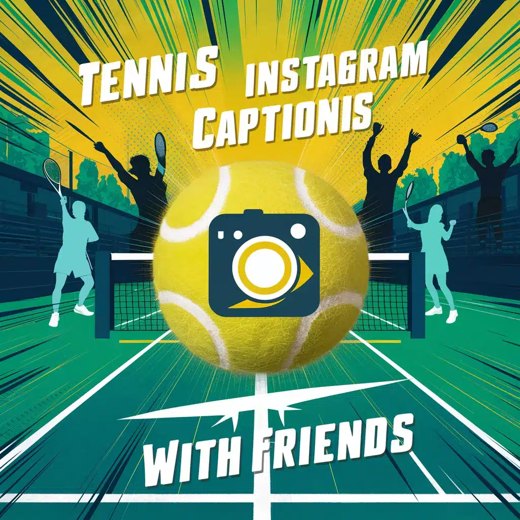 Tennis Instagram Captions With Friends