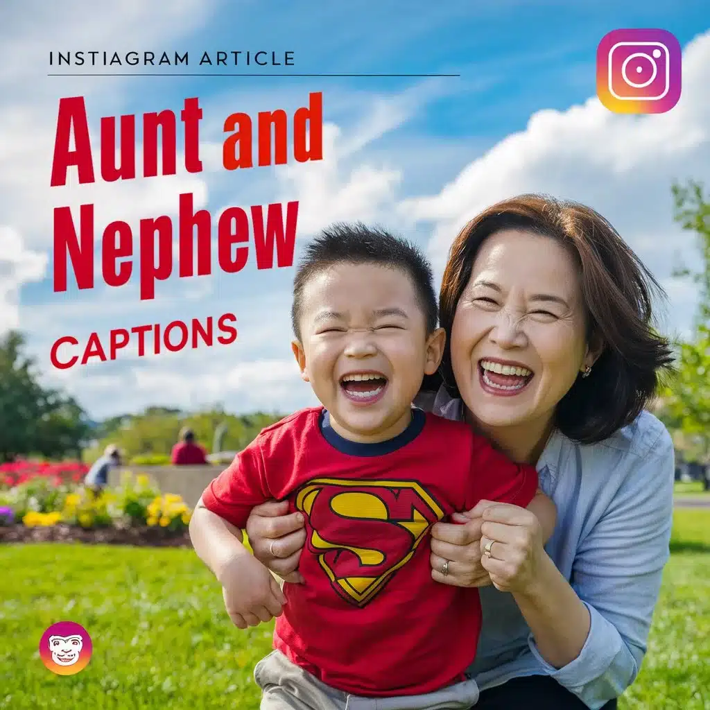 Aunt and Nephew Captions For Instagram