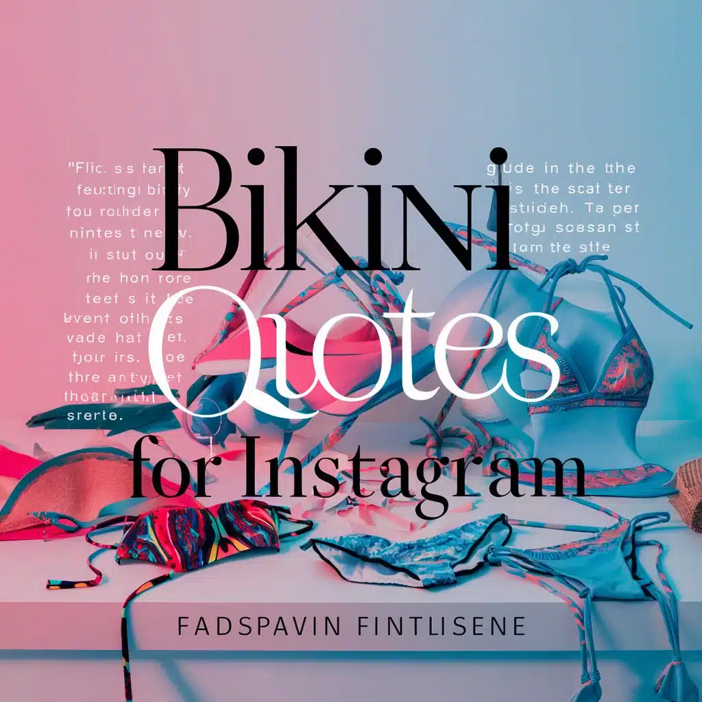 Bikini Quotes For Instagram: