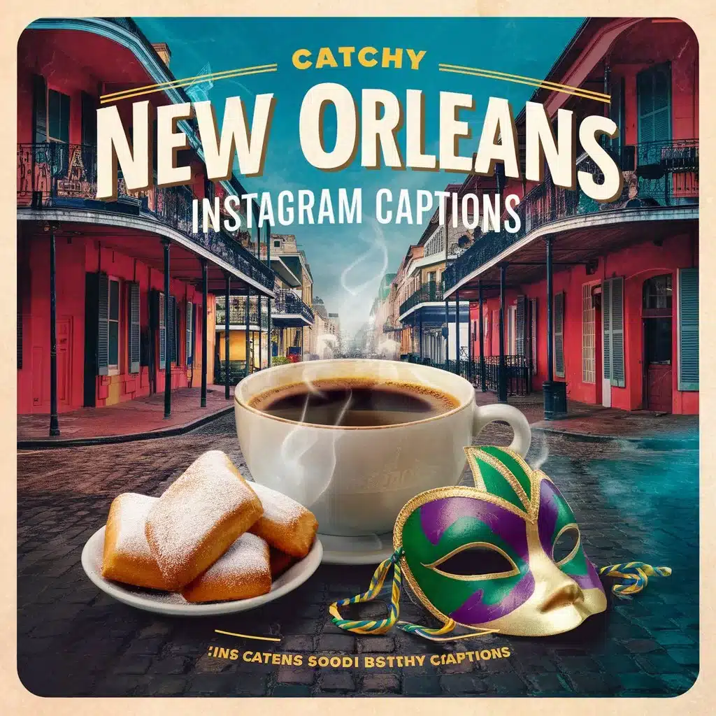 Catchy New Orleans Instagram Captions