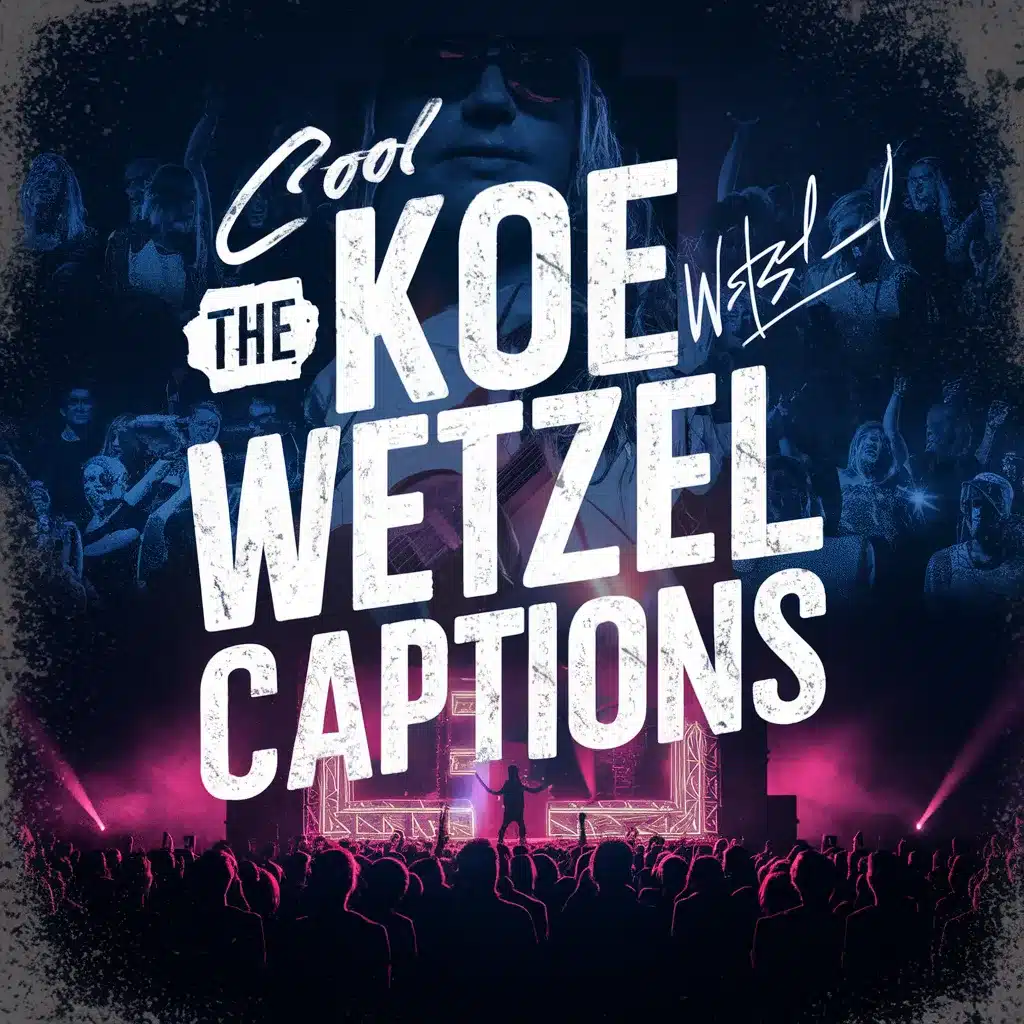 Cool Koe Wetzel Instagram Captions