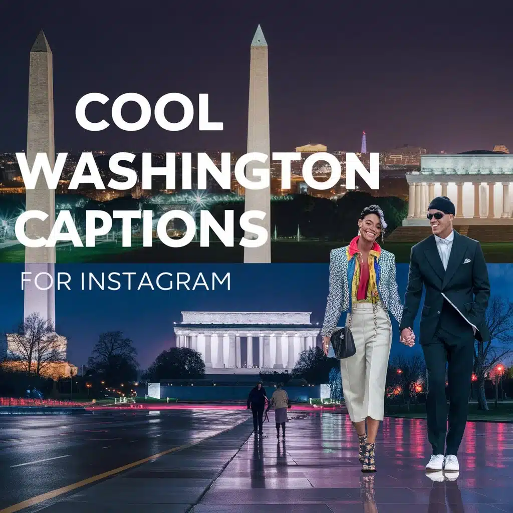 Cool Washington DC Captions For Instagram