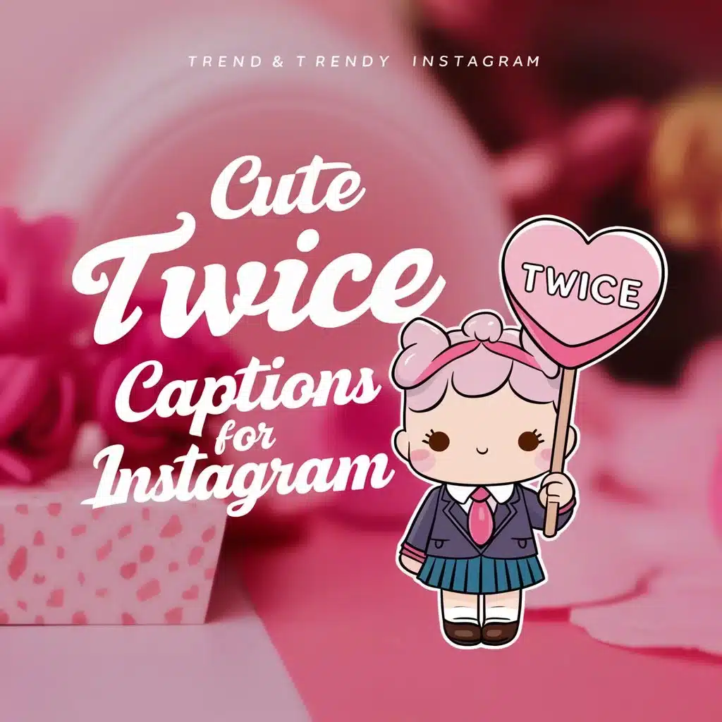 Cute Twice Captions For Instagram