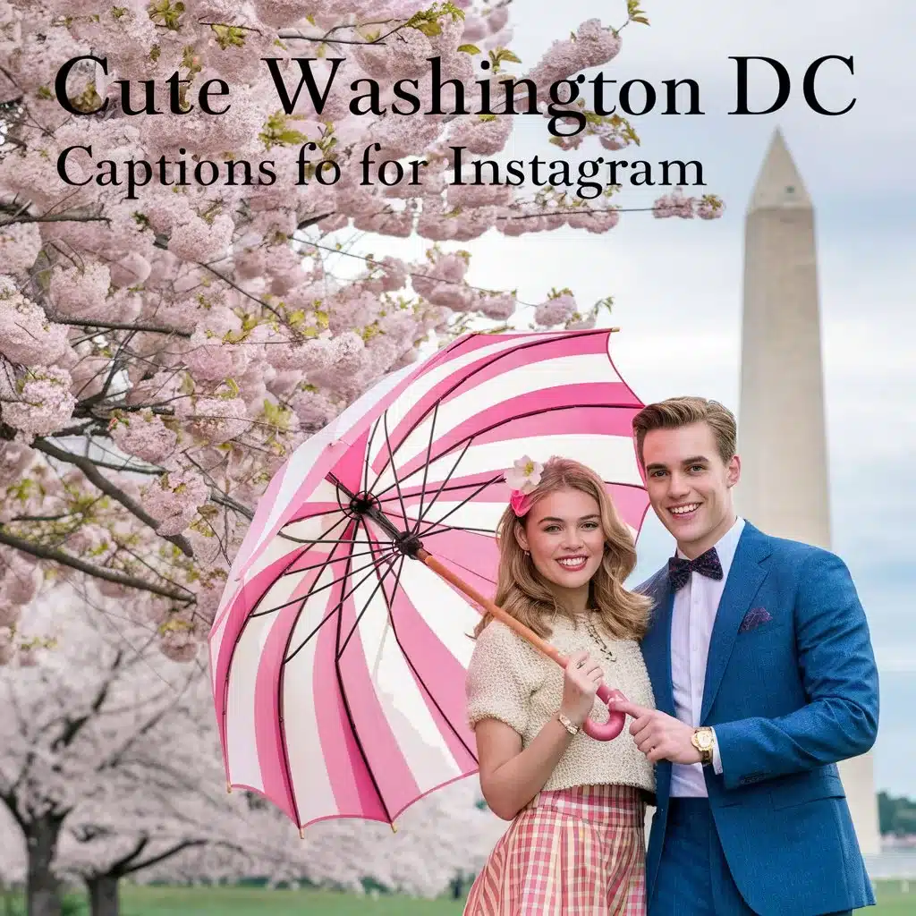 Cute Washington DC Captions For Instagram