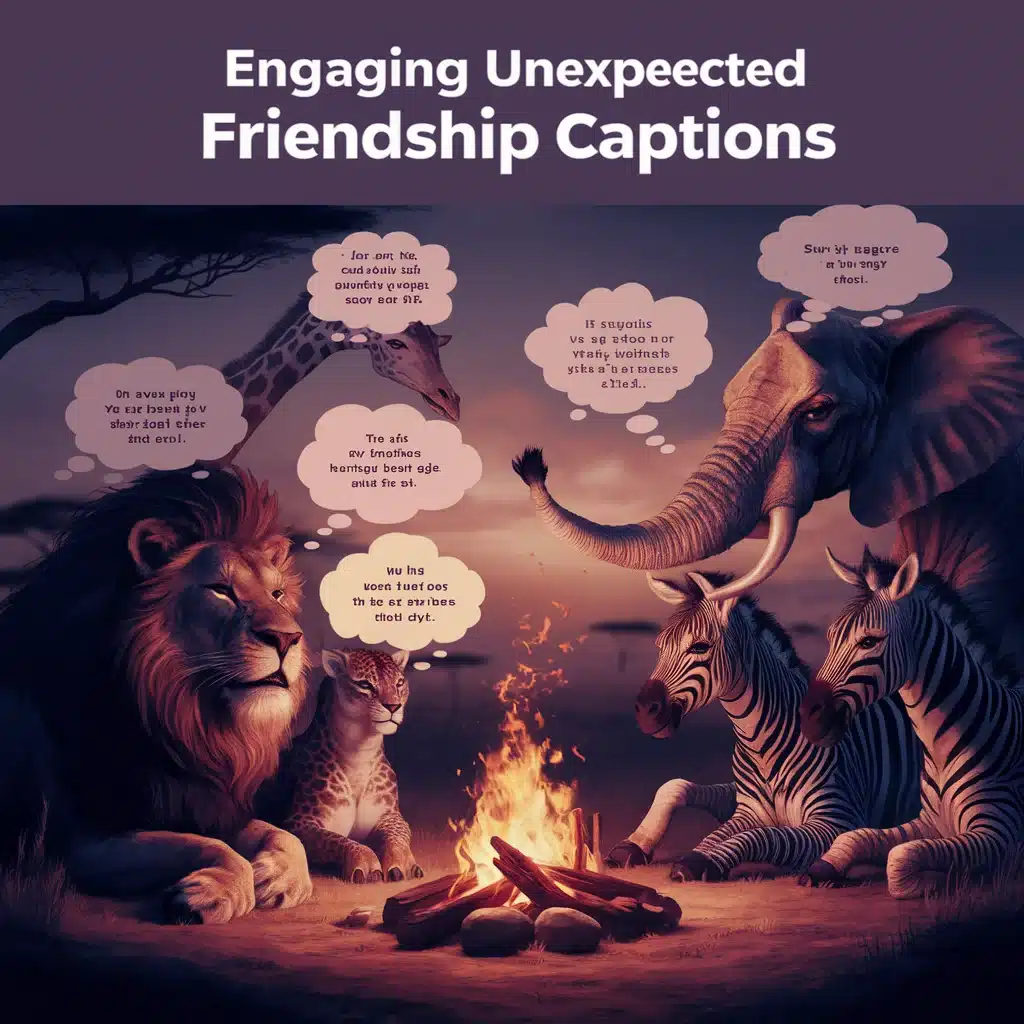 Engaging Unexpected Friendship Captions