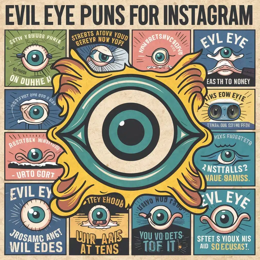 Evil Eye Puns For Instagram