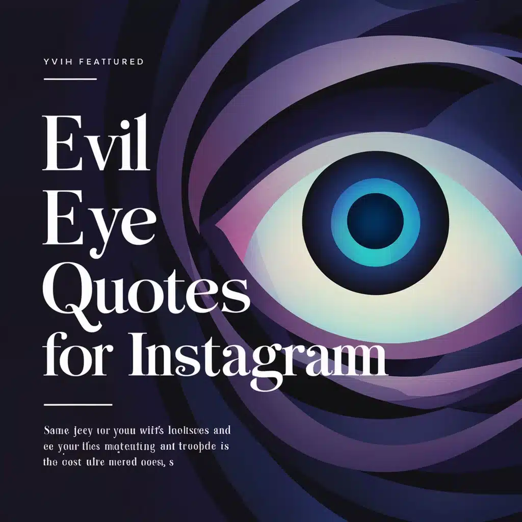 Evil Eye Quotes For Instagram