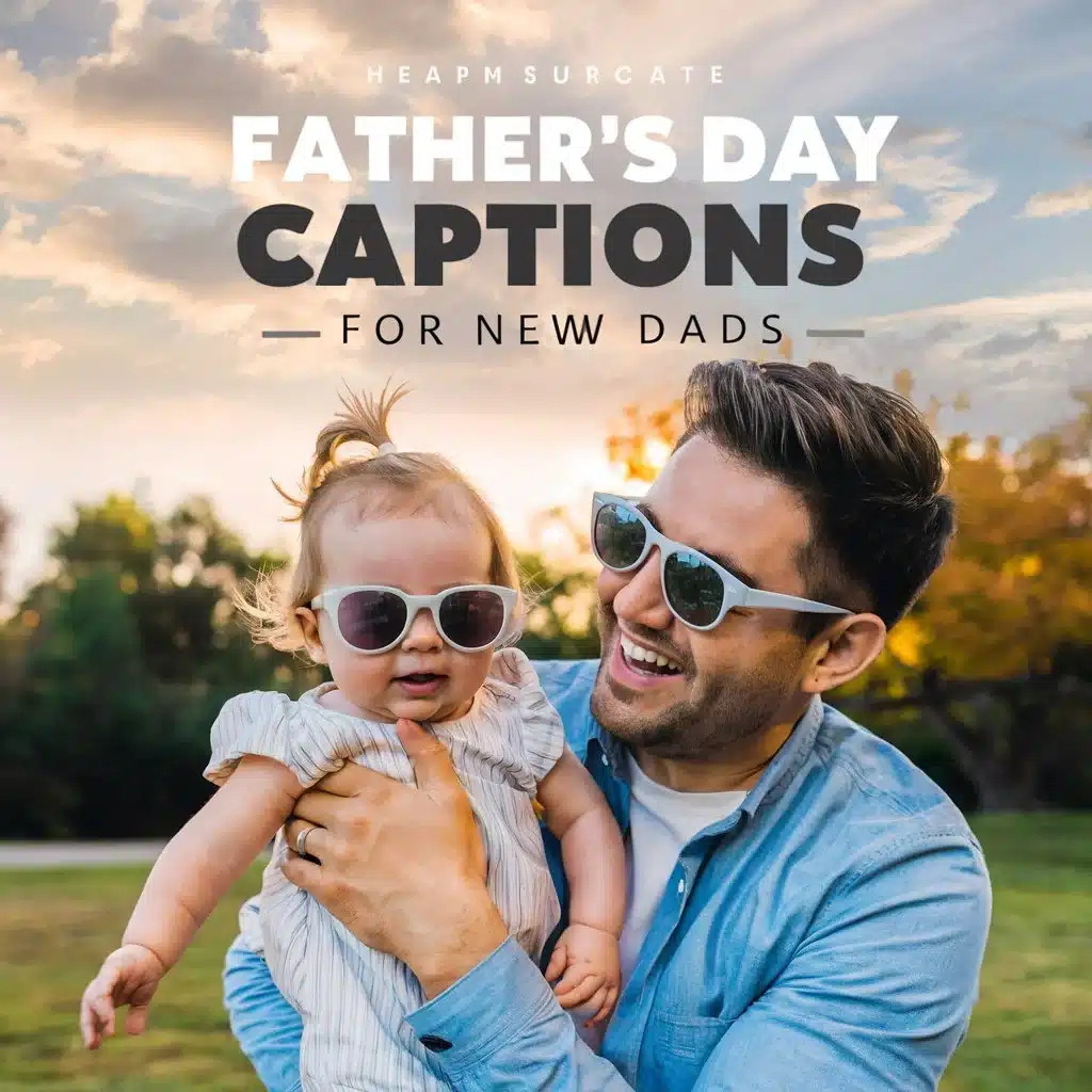 Father's Day Captions for New Dads