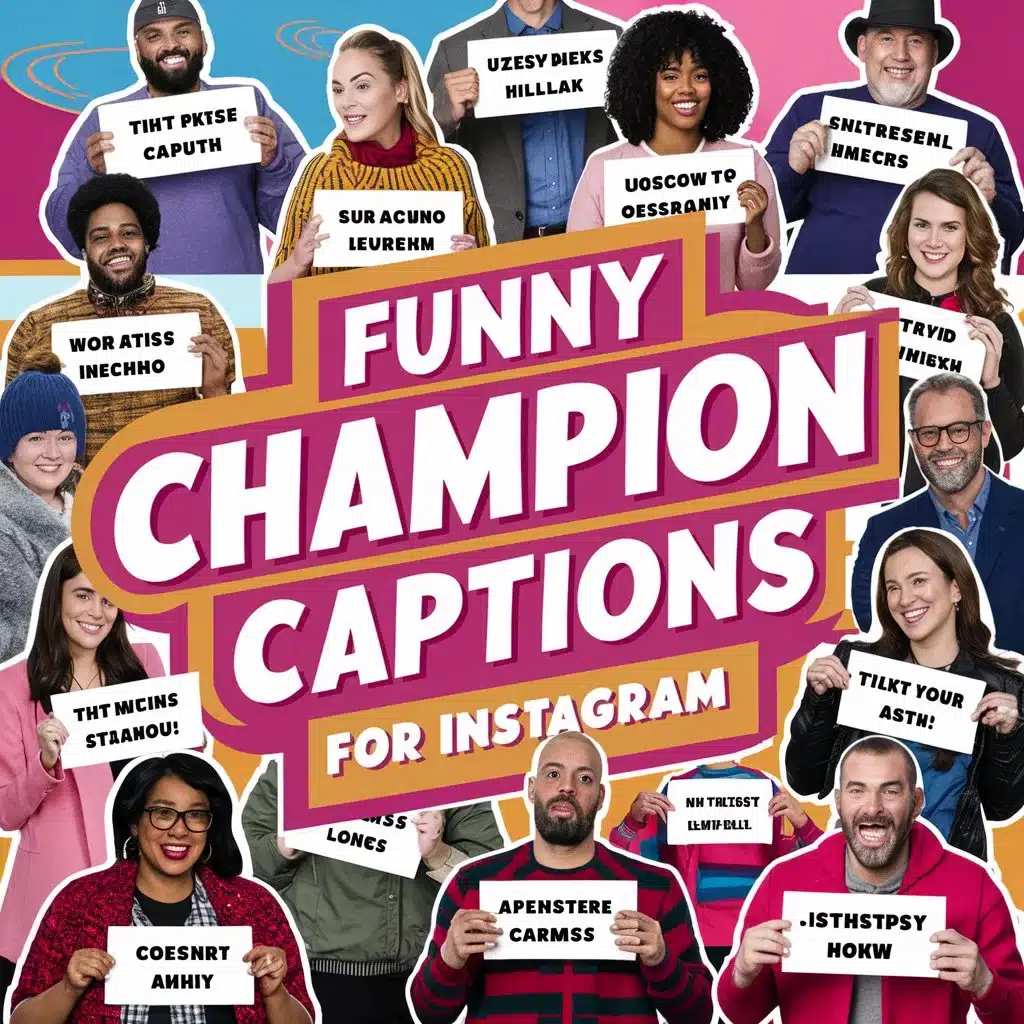 Funny Champion Captions For Instagram