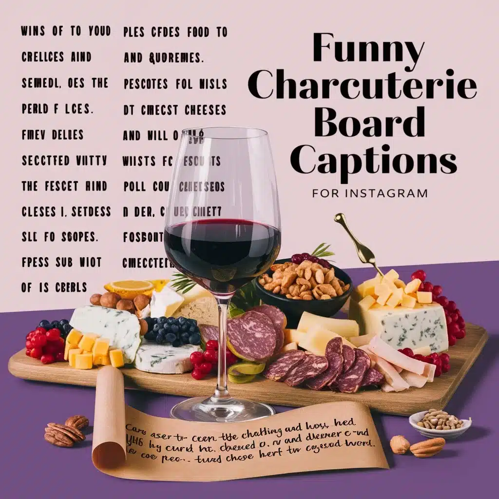 Funny Charcuterie Board Captions For Instagram